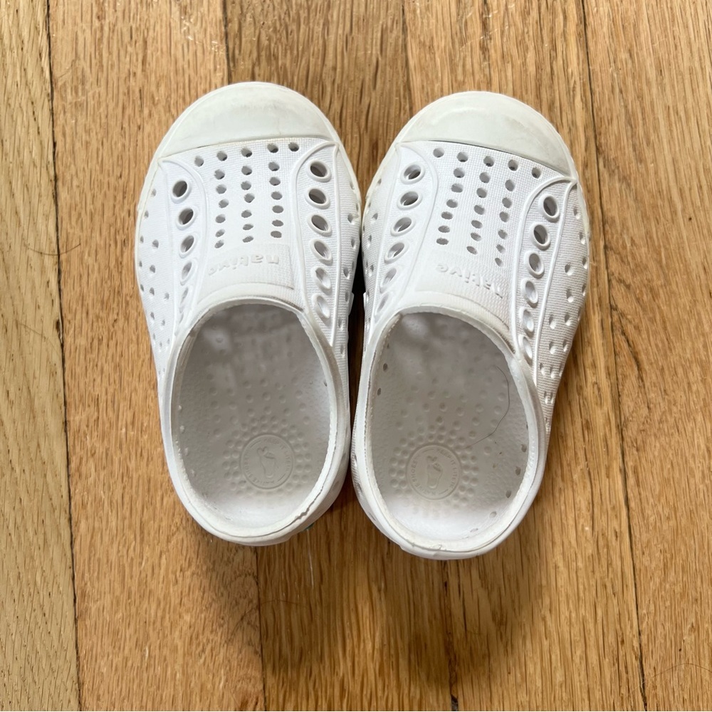 White Natives Jefferson Toddler Shoes C4